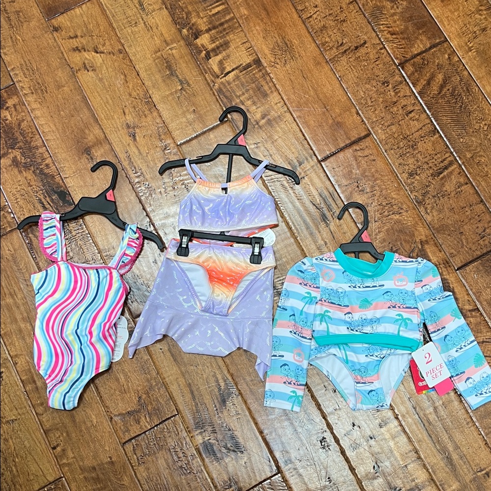 Colorful Kids' Swimwear Sets. 2T. New